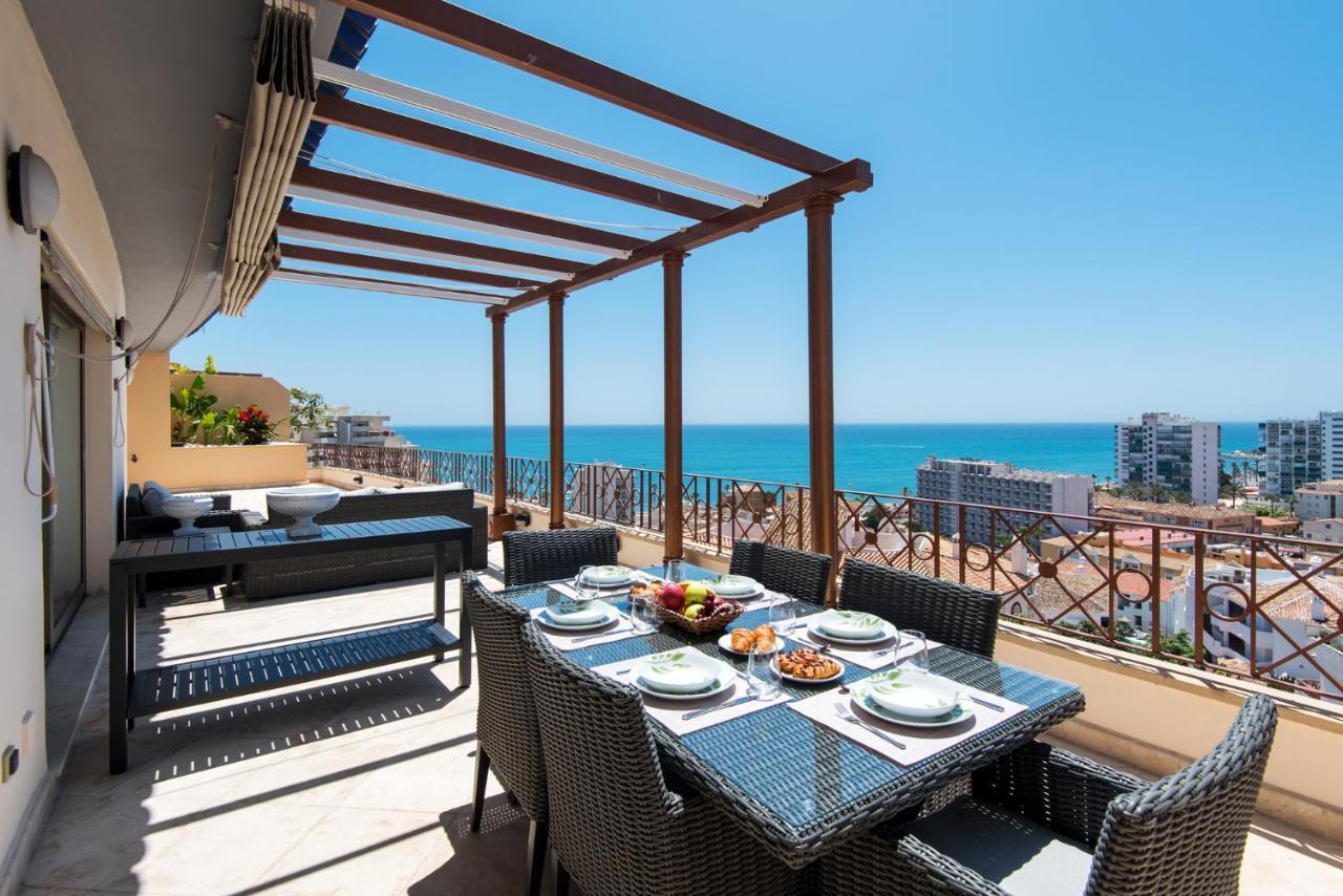 Ph Bellagio: Luxurious And Romantic Duplex Penthouse With Private Pool & Sea Views Benalmádena Exterior foto
